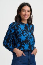 Clarisse Blouson Sleeve Jersey Top