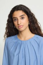 IHImelda LS2 Pleated Neck Blouse - Image 2