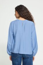 IHImelda LS2 Pleated Neck Blouse - Image 5