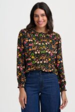 Julieta Blouson Sleeve Jersey Top
