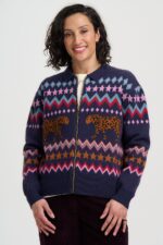 Katlin Knitted Bomber Jacket