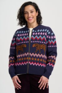 Katlin Knitted Bomber Jacket