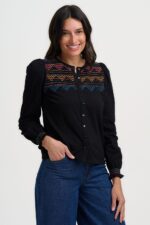 Luisa Blouson Sleeve Jersey Top - Image 2