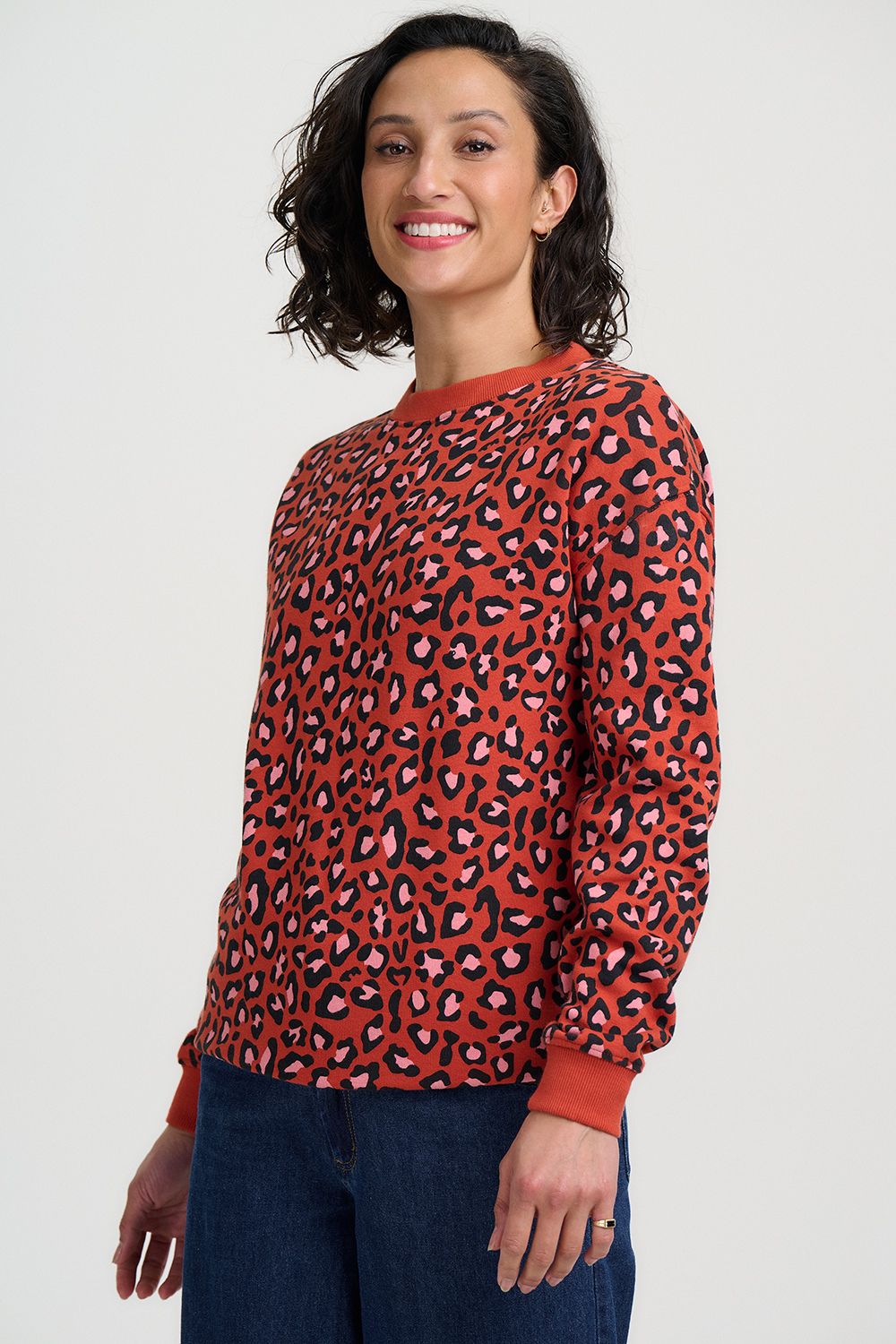 noah-sweatshirt-rust-pink-leopard2 Noah Sweatshirt - Image 1