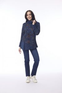 Tabriz Cowl Neck Top