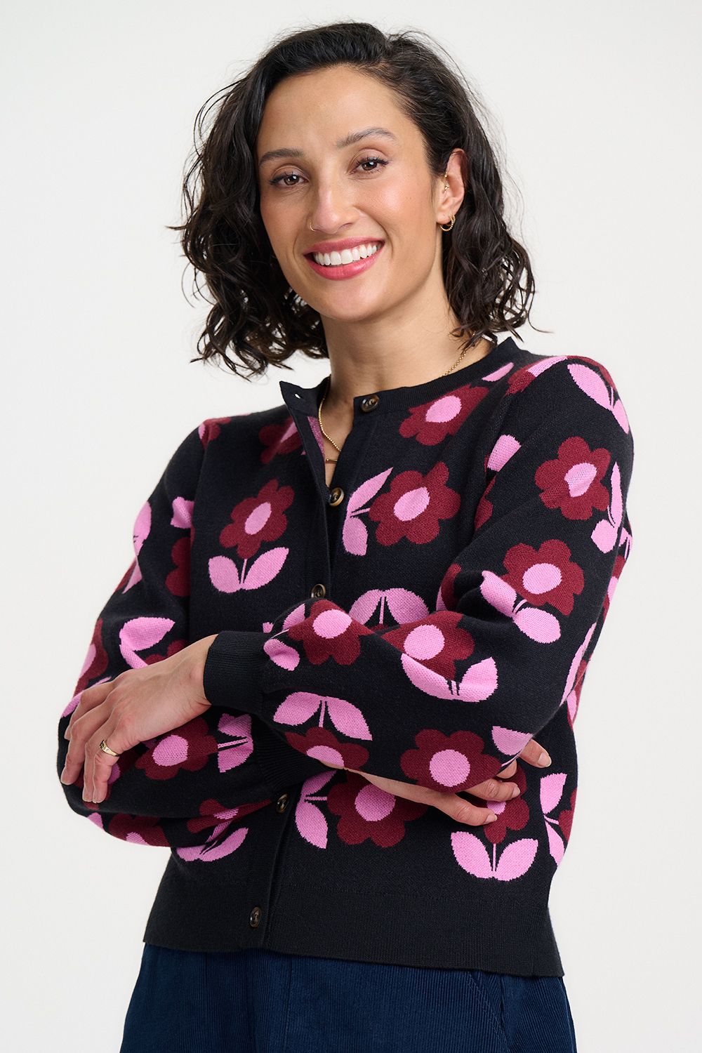 venetia-cardigan-black-mod-daisy1 Venetia Cardigan - Image 1