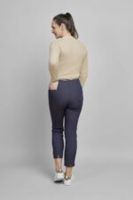 302CT Slim Leg Bengaline Slub Denim Ankle Grazer - Image 2