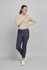 302CT Slim Leg Bengaline Slub Denim Ankle Grazer