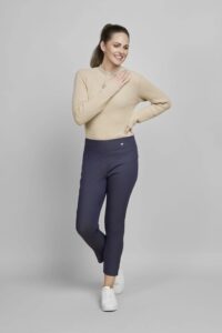 302CT Slim Leg Bengaline Slub Denim Ankle Grazer