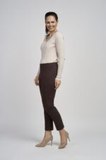 302CT Slim Leg Bengaline Textured Ankle Grazer - Image 5