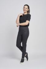 420TS Check Ponte Pull Up Legging