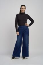 781T Wide Leg Super Soft Pull up Jean - Image 2