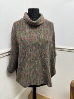 Cowl Neck Poncho Top - Image 11