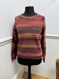 Lana Wool Striped Tie Dye Jumper