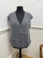 Boucle Button Lana Wool Tank Top - Image 2
