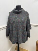 Cowl Neck Poncho Top - Image 13