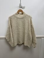 Balloon Boucle Mixed Wool Jumper - Image 2
