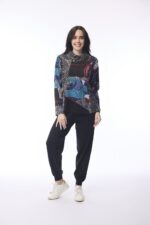 Benin Patch Cowl Top