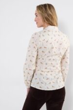 Button Through Dog Print Shirt - Image 4