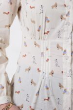 Button Through Dog Print Shirt - Image 2