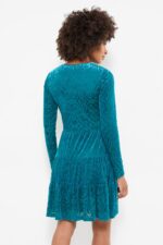 Delightful Devore Tunic Dress - Image 5