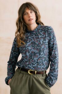 Eastcombe Printed Poppies Top