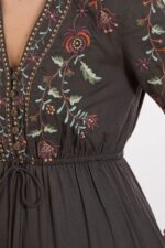 Elegant Embroidered Mini Dress - Image 3