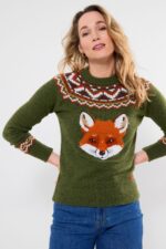 Fantastic Fox Embroidered Jumper - Image 2