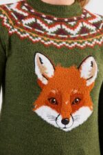 Fantastic Fox Embroidered Jumper - Image 3
