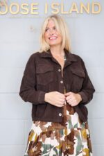 Fine Cord Button Up Jacket - Image 2