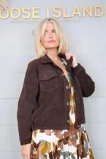 Fine Cord Button Up Jacket - Image 3