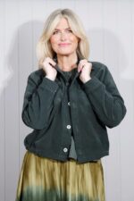 Fine Cord Button Up Jacket - Image 4