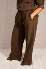Fine Cord Cotton Trousers - Image 3