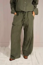 Fine Cord Cotton Trousers - Image 2