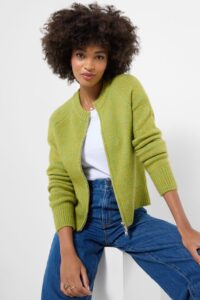 Florence Zip Through Cardigan