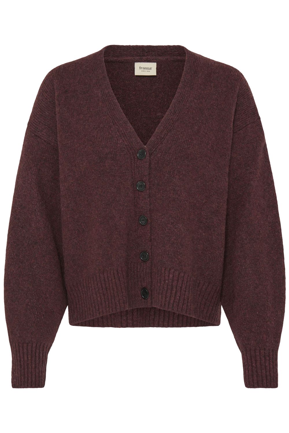 frgigi-cardigan-port-royale-melange1 FRGigi Car 1 Cardigan - Image 1