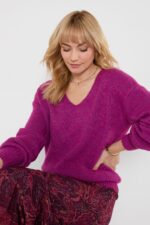 Oh So Cosy V-Neck Jumper - Image 4