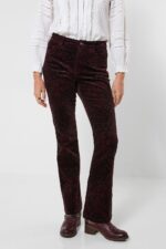 Eva Printed Moleskin Trouser