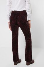 Eva Printed Moleskin Trouser - Image 3