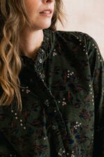 Rachel Frill Blouse Trailing Leaves - Image 3