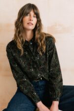 Rachel Frill Blouse Trailing Leaves - Image 4