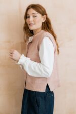 Stencil Knit Cable Vest - Image 3