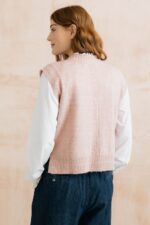 Stencil Knit Cable Vest - Image 4