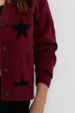 Stunning Star V-Neck Cardigan - Image 2