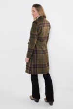 Tessa Asymmetric Check Coat - Image 3