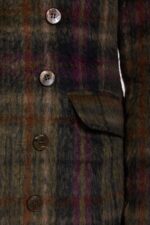 Tessa Asymmetric Check Coat - Image 4