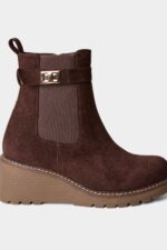 Willow Cosy Wedge Ankle Boots - Image 2