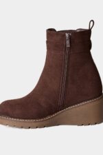 Willow Cosy Wedge Ankle Boots - Image 6