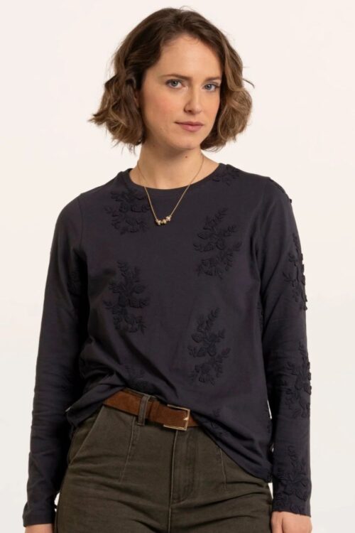 Daria Embroidered long Sleeve T-Shirt